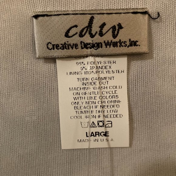 NWT Vintage cdw Creative Design Works Blouse Top Size L - Picture 5 of 8